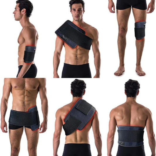 Lindra muskelvärk & stelhet med infraröd LED-värme hemma