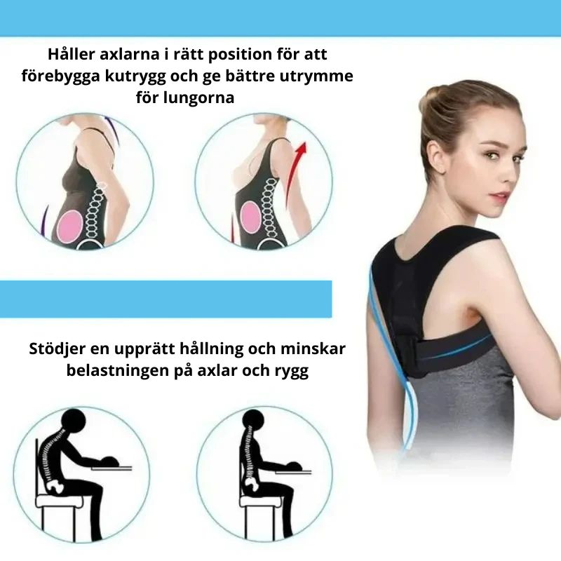 Hållningsväst för bättre hållning – lindra ryggsmärta och sträck upp kroppen naturligt