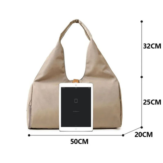 Träningsväska med skofack & yogamattshållare – Stilren, rymlig och perfekt för gymmet