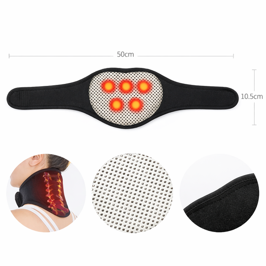 Nackskydd självvärmande med magnetisk effekt