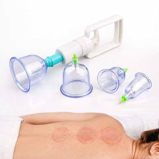 Koppset för vakuumkoppning, 6 koppar och pump