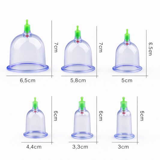 Koppset för vakuumkoppning, 6 koppar och pump