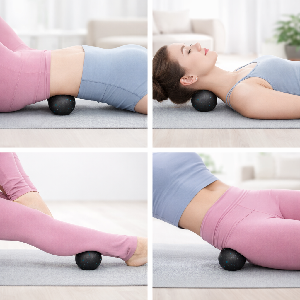 Massageboll för rygg, nacke och triggerpunkter