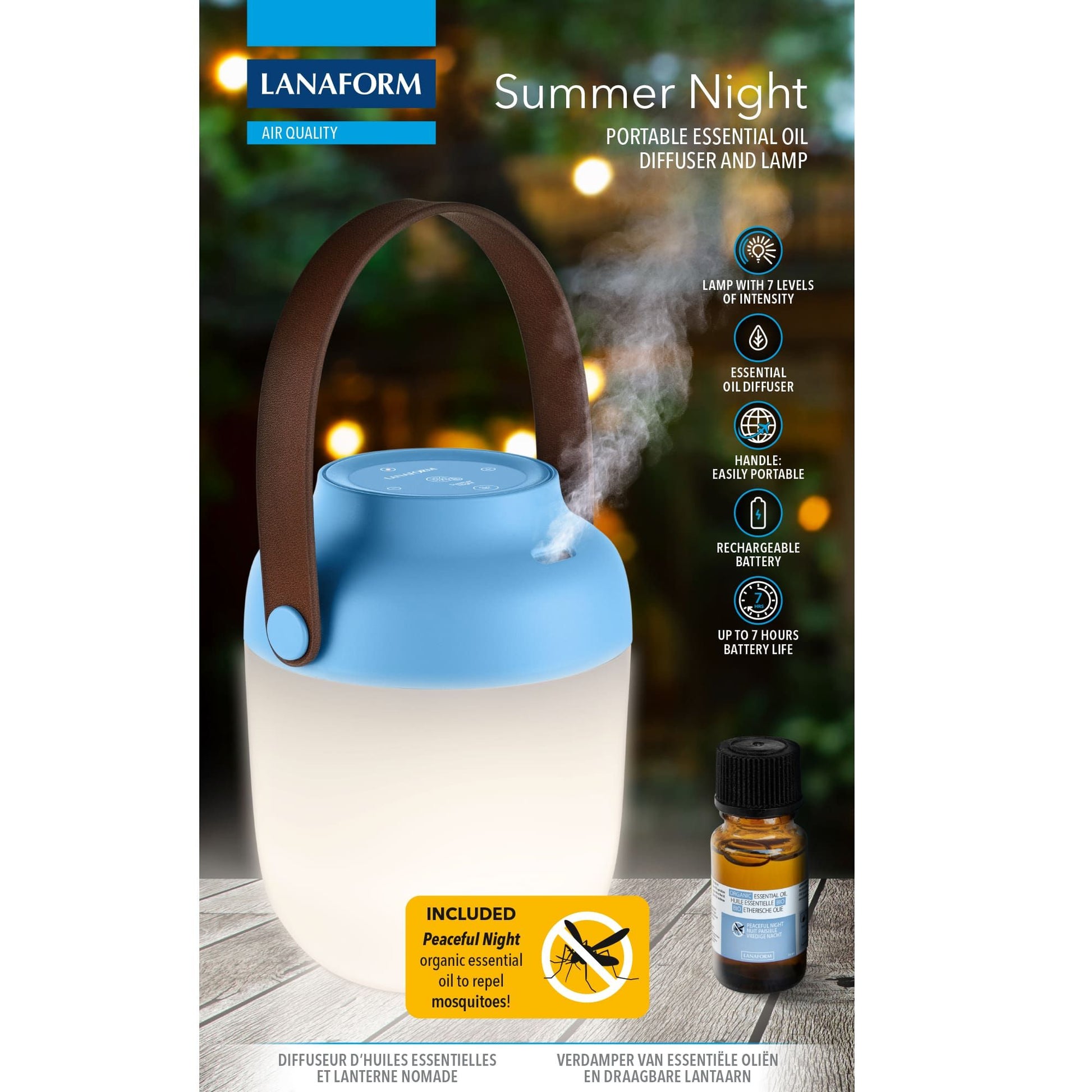 Lanaform Summer Night – doftdiffuser för myggfria sommarkvällar