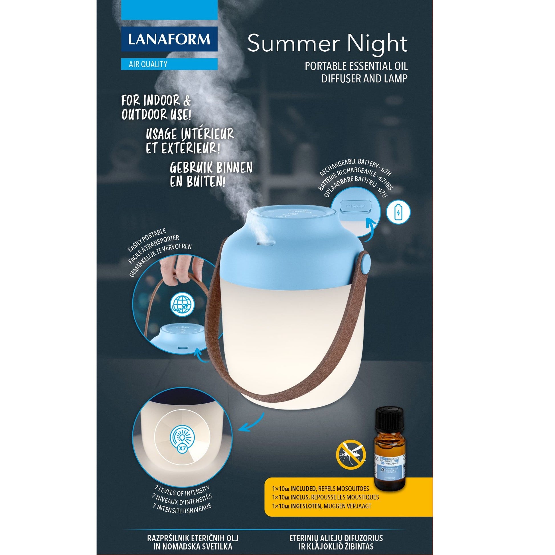 Lanaform Summer Night – doftdiffuser för myggfria sommarkvällar