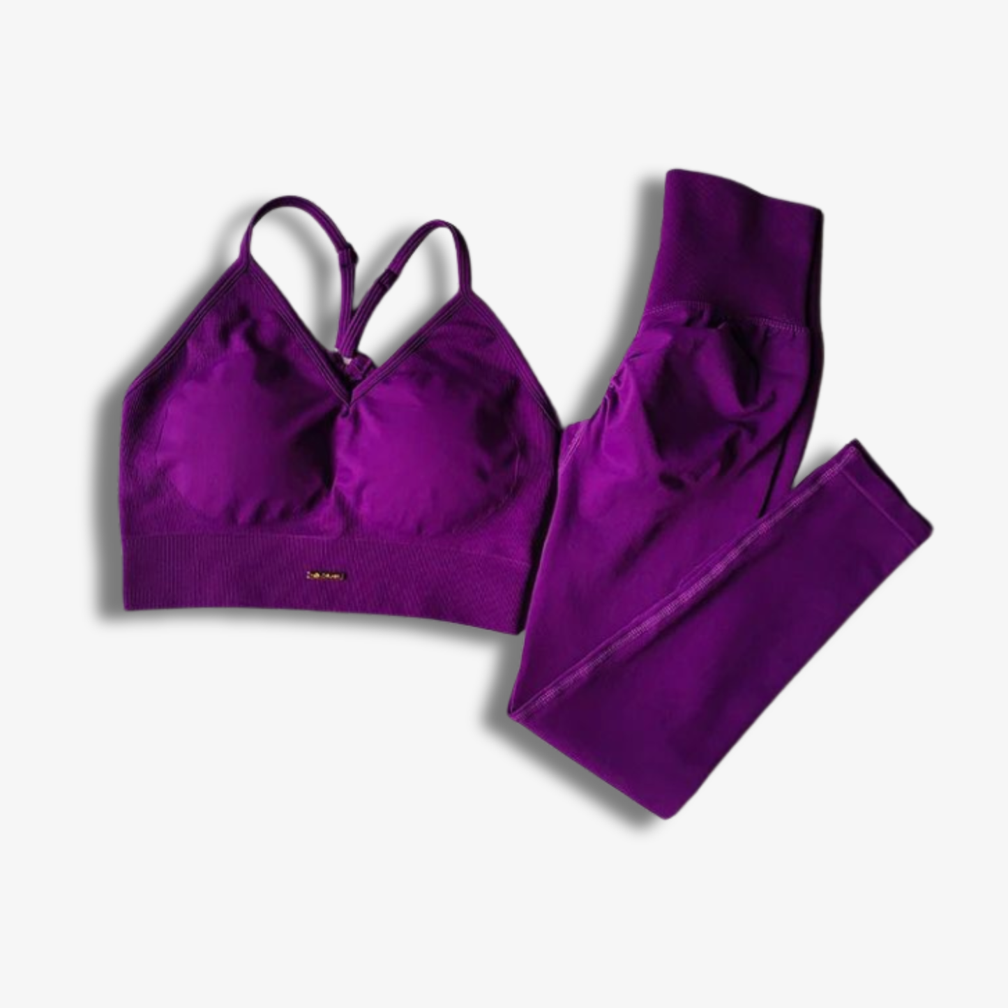 Träningsset med Scrunch-leggings och Sport-bh