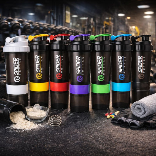 Shaker med smart förvaring – blanda protein & förvara kosttillskott