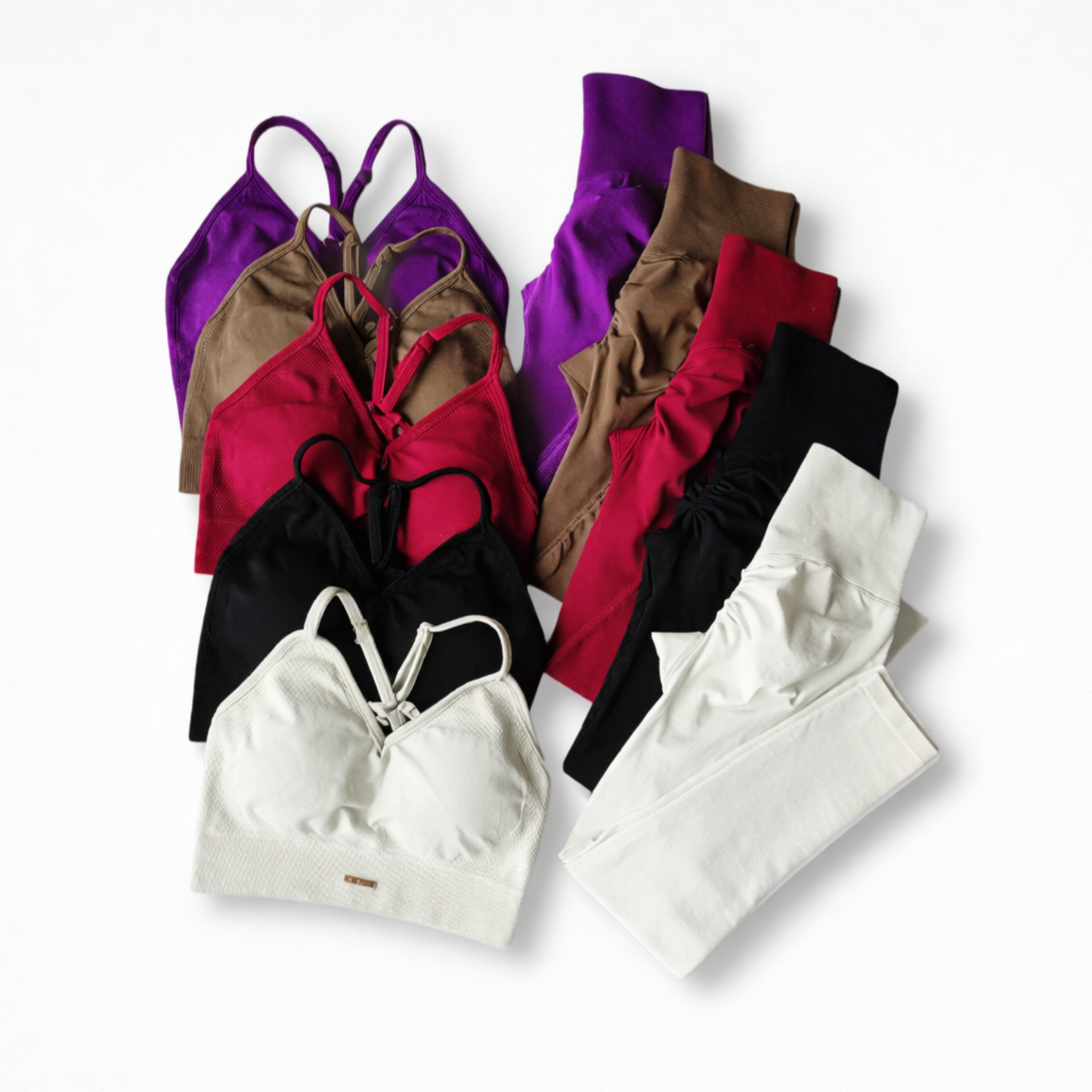 Träningsset med Scrunch-leggings och Sport-bh