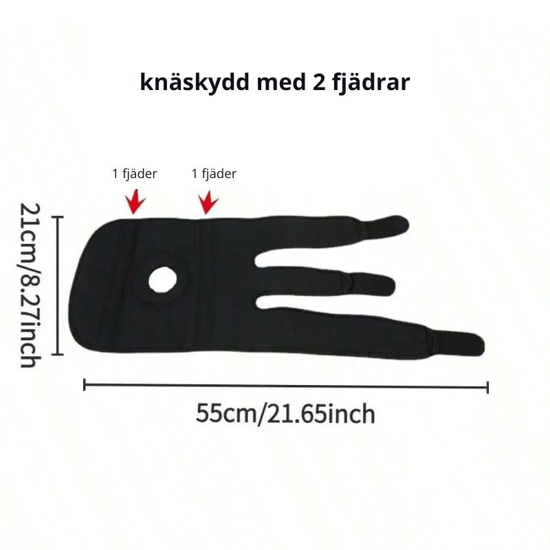 Justerbart knästöd – För dig som vill skydda knäna vid träning, återhämtning och vardagsliv
