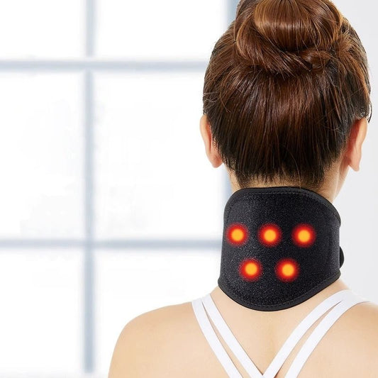 Självuppvärmande nackskydd med magnetisk effekt – lindrar stel nacke & nacksmärta