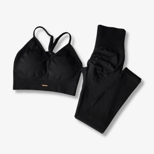Träningsset med Scrunch-leggings och Sport-bh