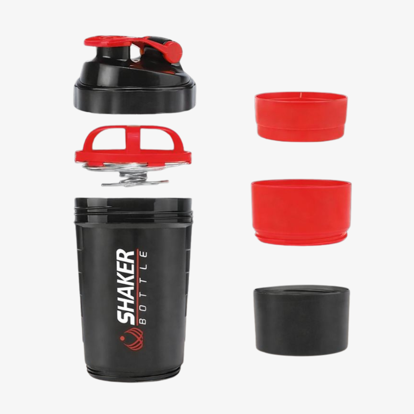 Proteinshaker med förvaring, 3 Lager