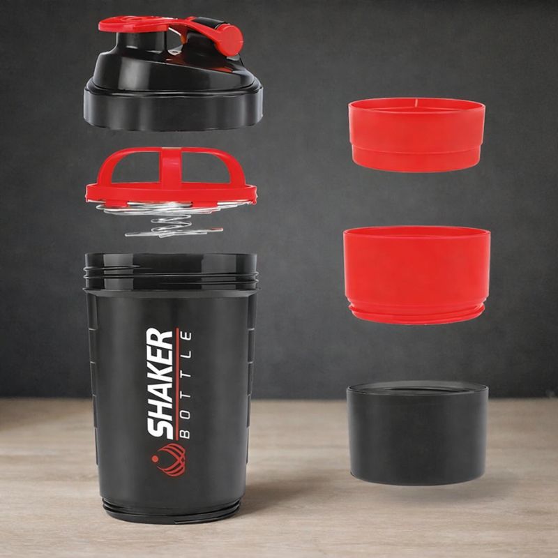 Shaker med smart förvaring – blanda protein & förvara kosttillskott