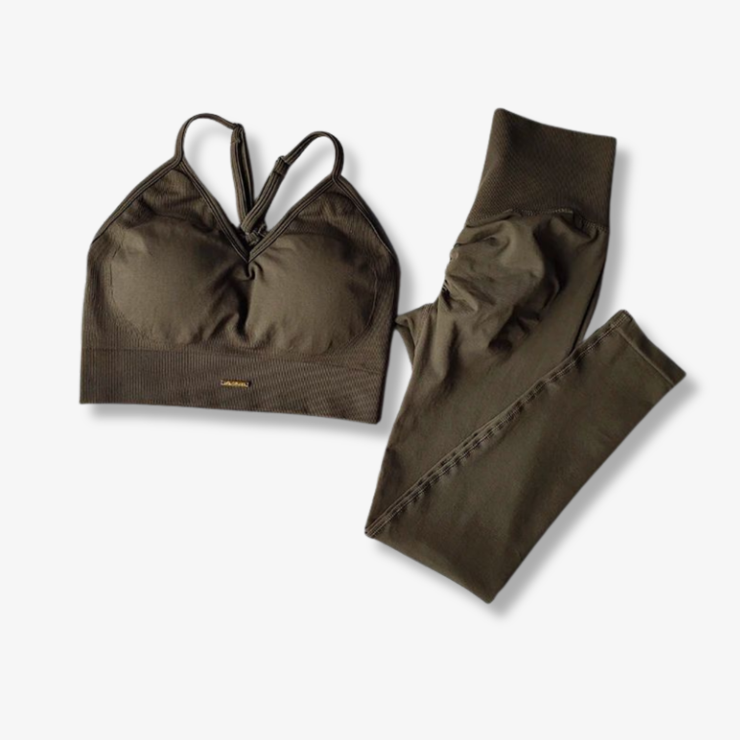 Träningsset med Scrunch-leggings och Sport-bh
