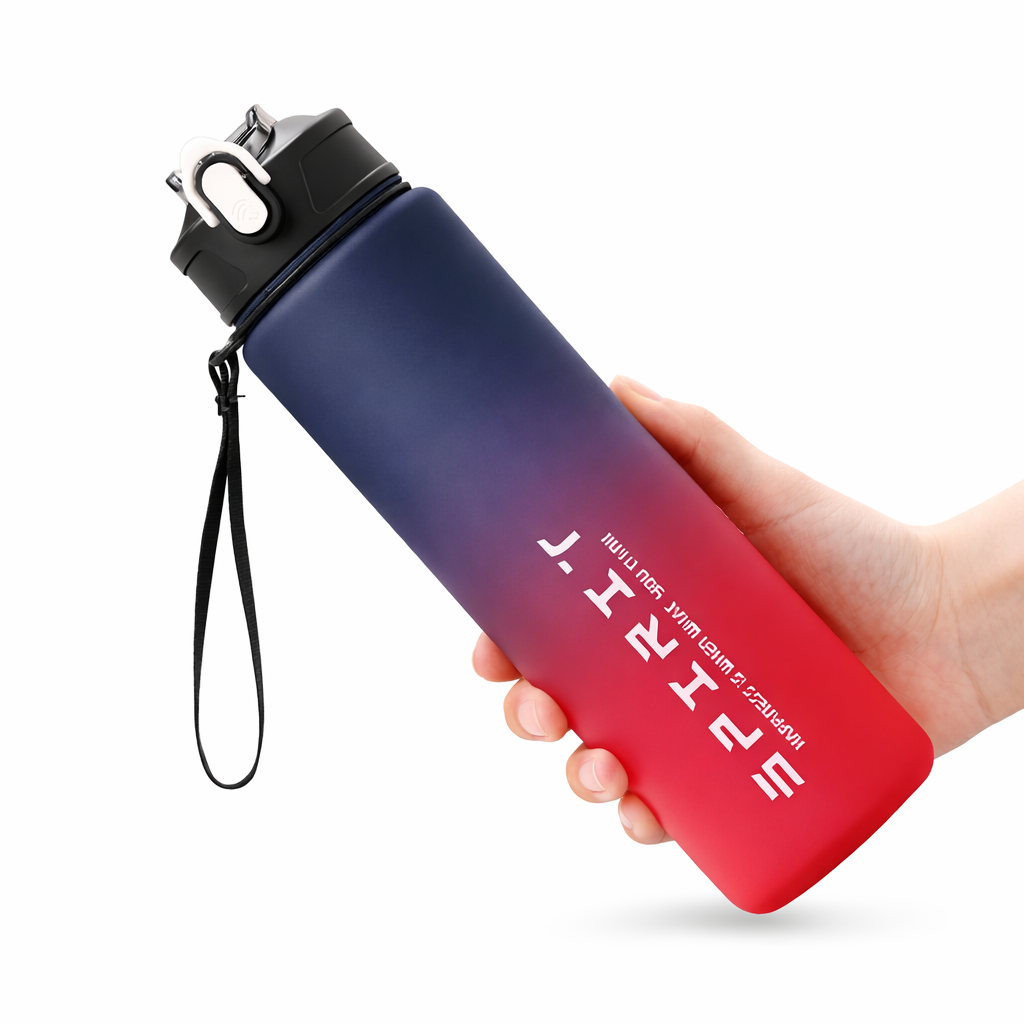 Vattenflaska, 800 ml med tidsmarkering