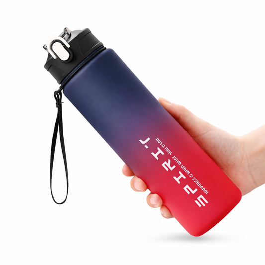 Vattenflaska, 800 ml med tidsmarkering