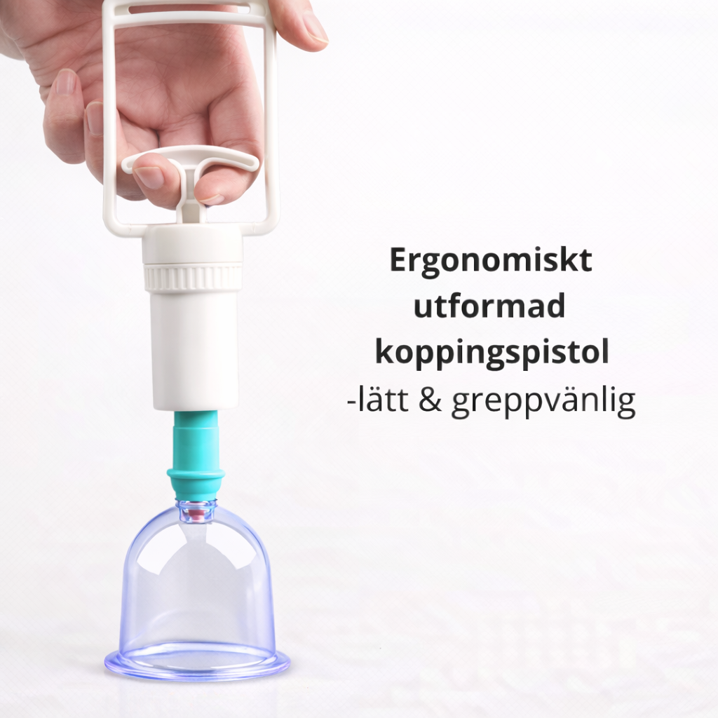 Koppset för vakuumkoppning, 6 koppar och pump