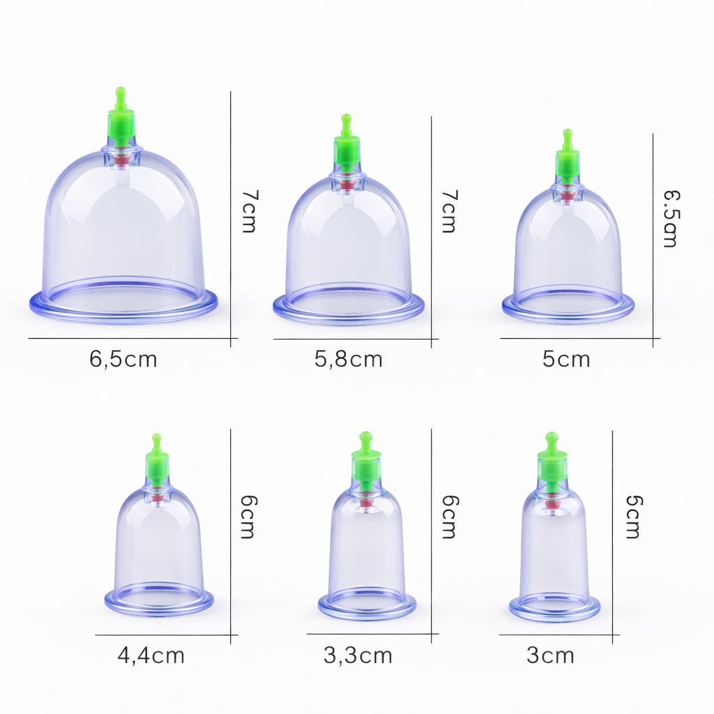 Koppset för vakuumkoppning, 6 koppar och pump