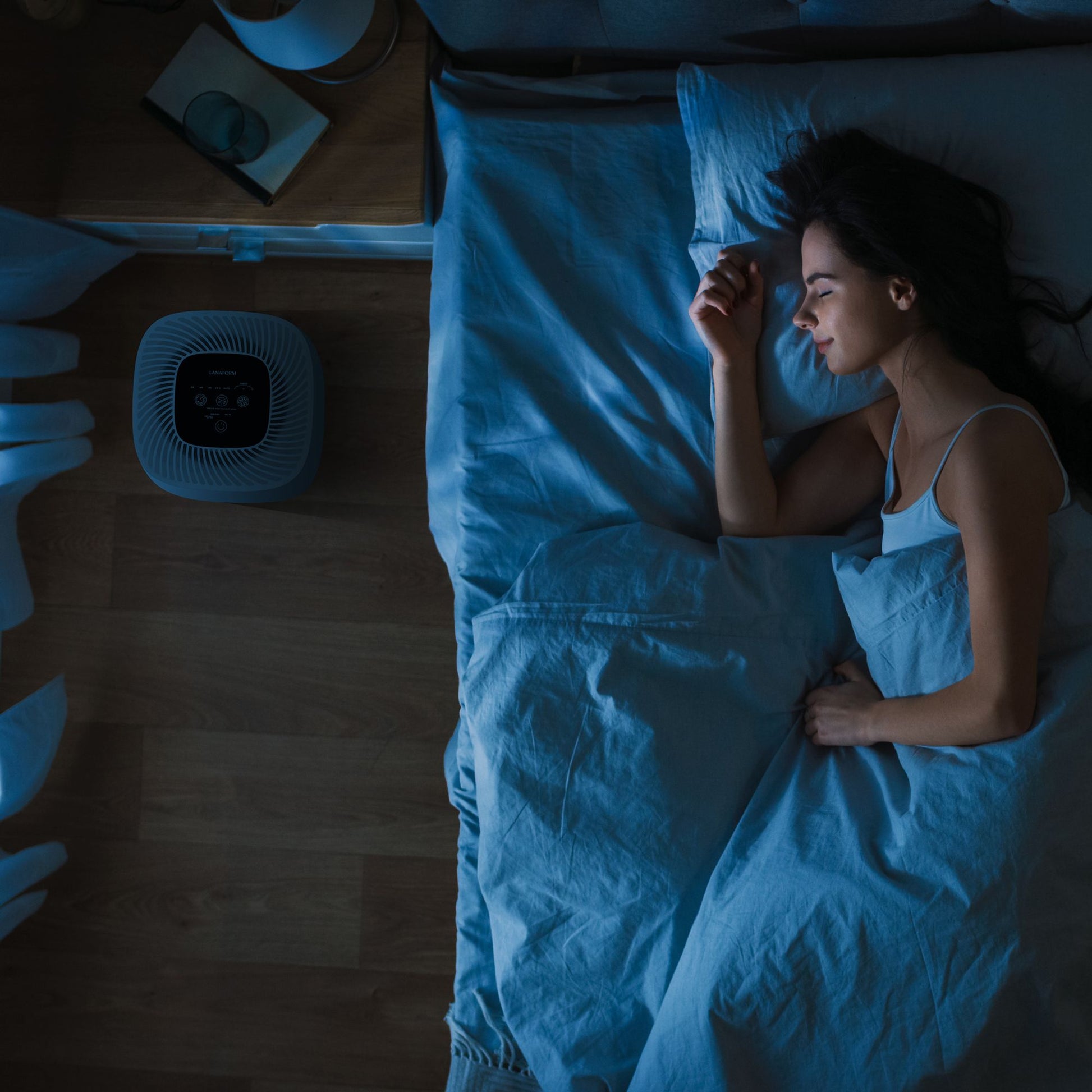 Lanaform AV-99C – Smart luftrenare med HEPA-filter, luftkvalitetssensor och appstyrning