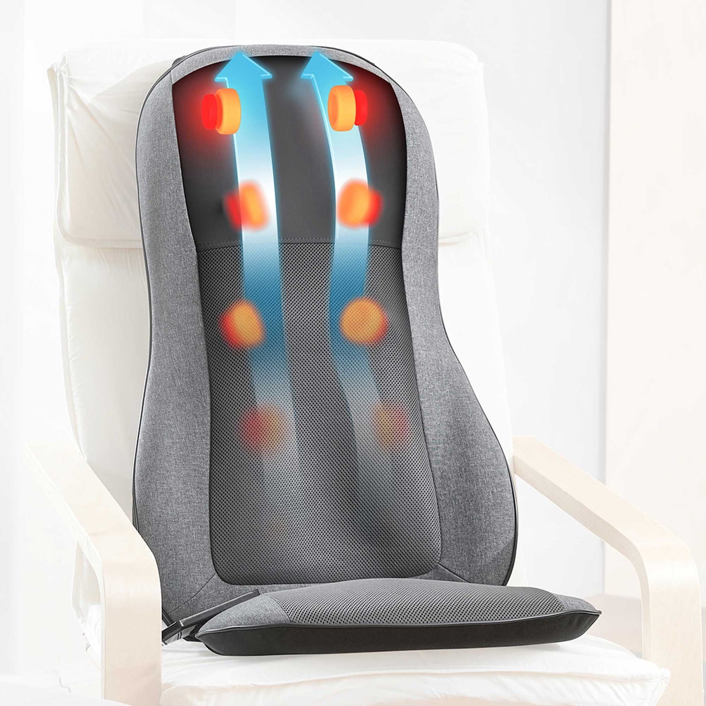 Lanaform Bodyscan Massager – Shiatsu massagesäte med kroppsskanning och värmefunktion