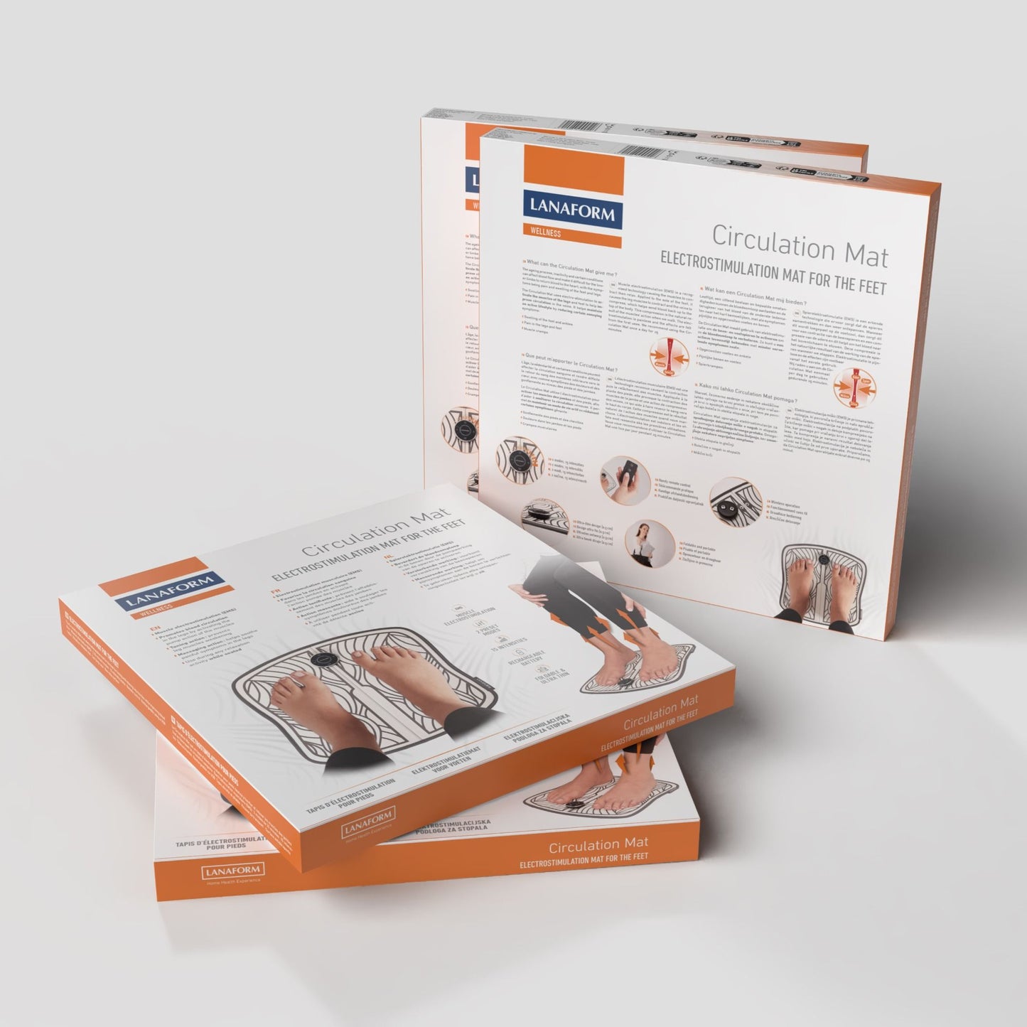 Lanaform Circulation Mat – EMS-matta för förbättrad blodcirkulation i ben och fötter
