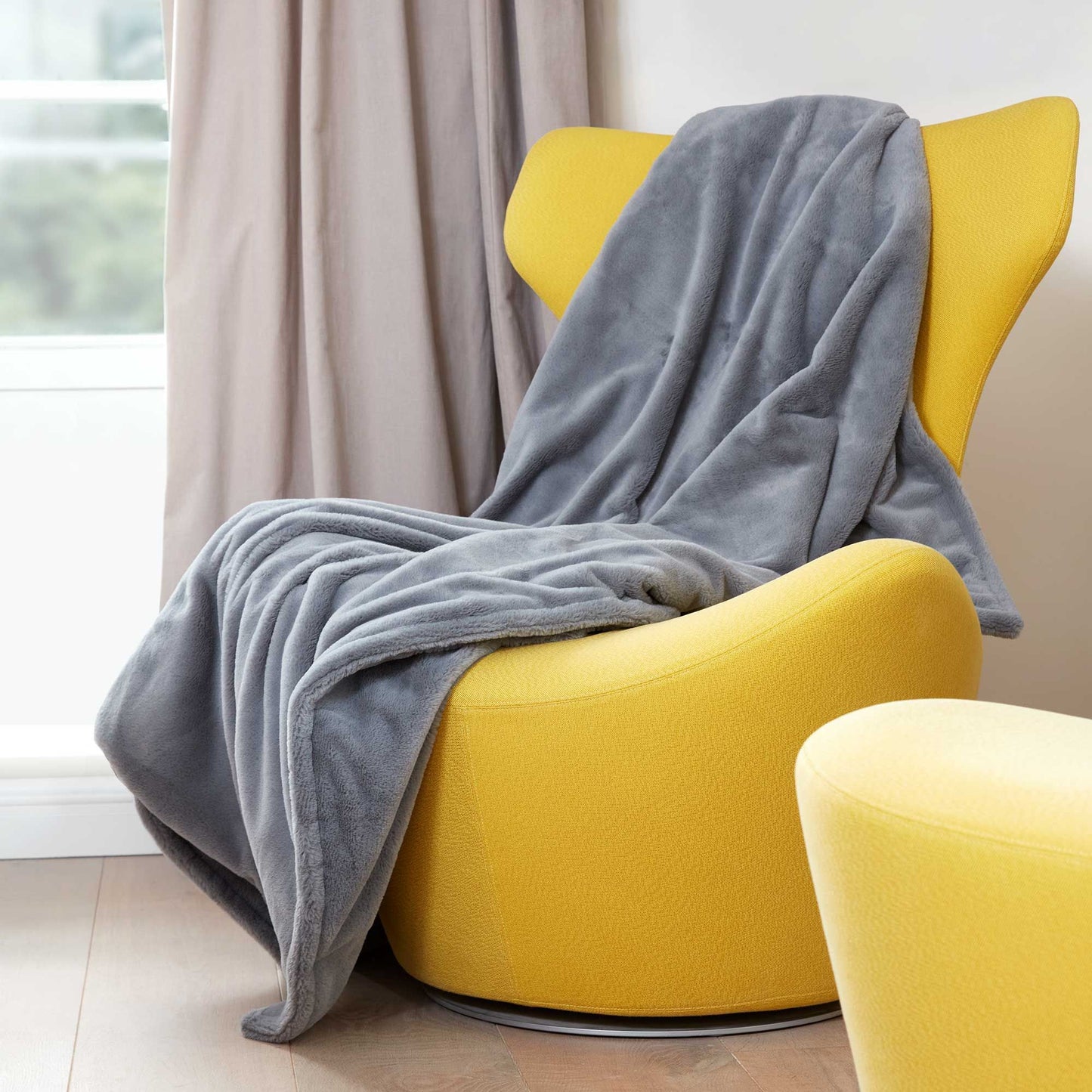 Lanaform Cocoon Plaid – Elektrisk värmefilt i supermjuk fleece