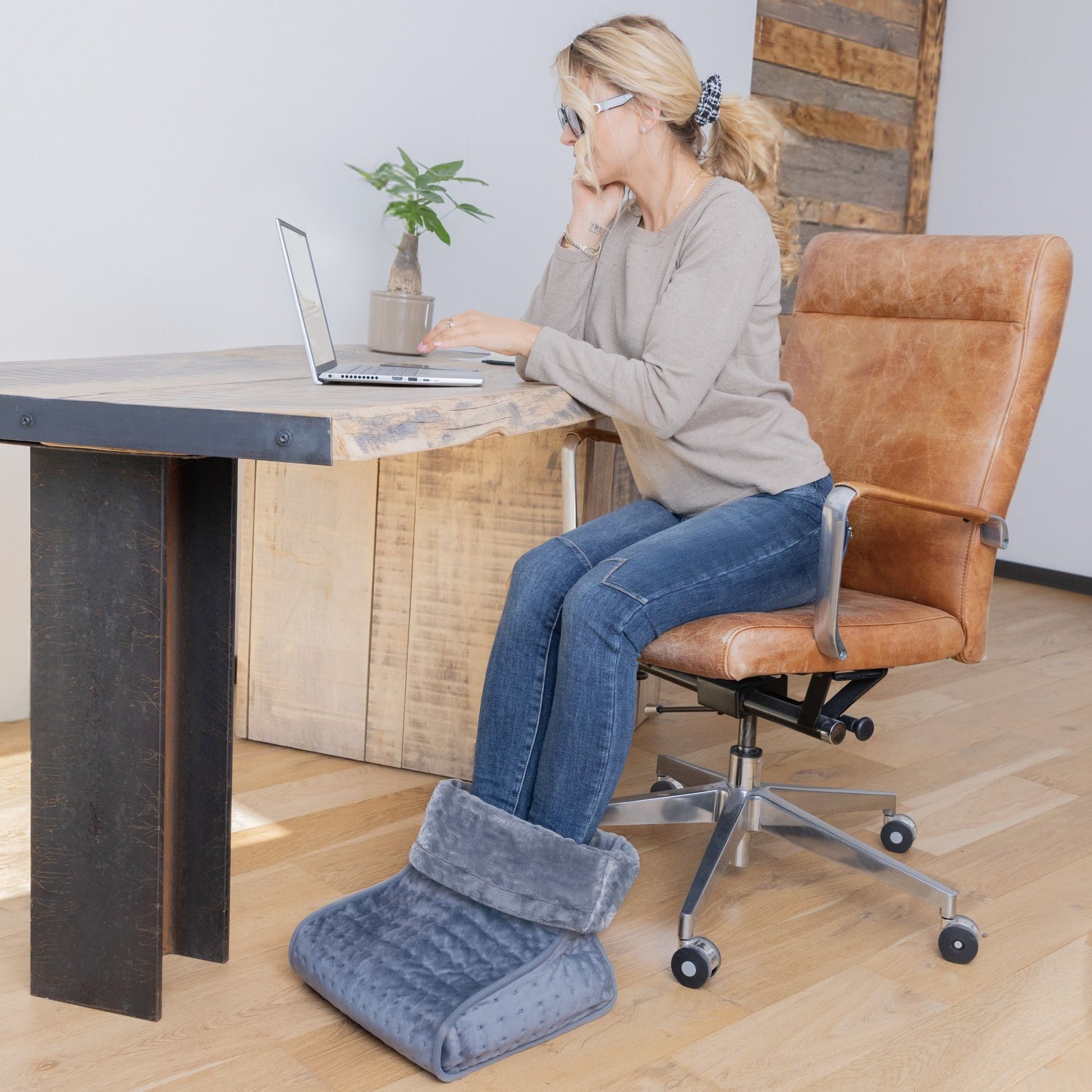 Lanaform Foot Warmer – Elektrisk fotvärmare med extra mjukt foder