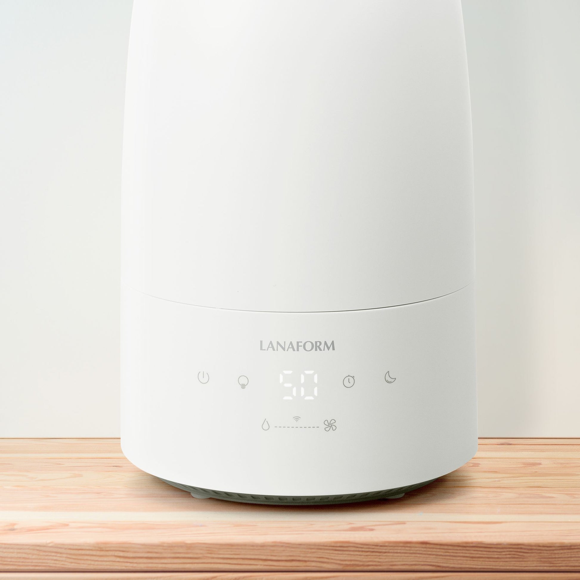 Lanaform H200C – Appstyrd luftfuktare med hygrometer och aromafunktion