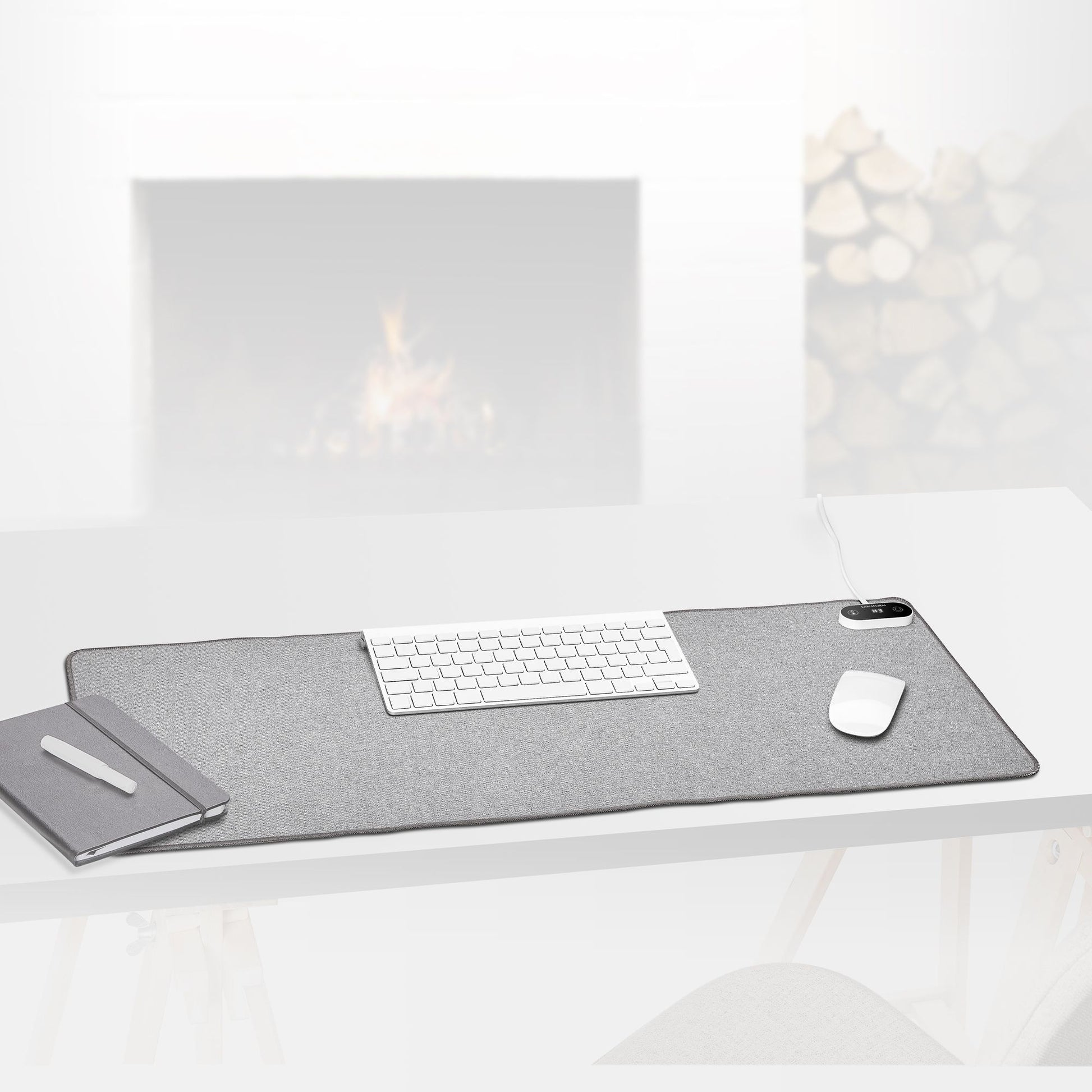 Lanaform Heating Desk Pad – Elektrisk musmatta & värmematta för händer och skrivbord