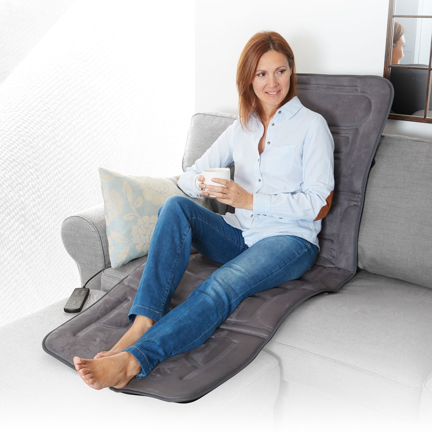 Lanaform Massaging Mattress – Helkroppsmassage med värme i hopfällbar massagematta