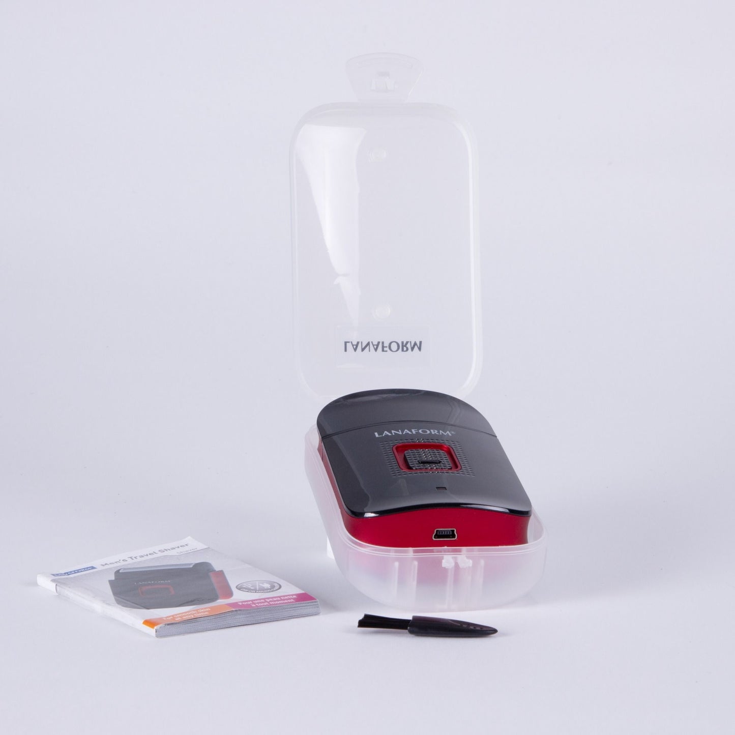 Lanaform Men's Travel Shaver & Clipper – 2-i-1 rakapparat och skäggtrimmer för resan
