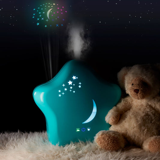 Lanaform Moony – Luftfuktare för barn med nattlampa och kall dimma
