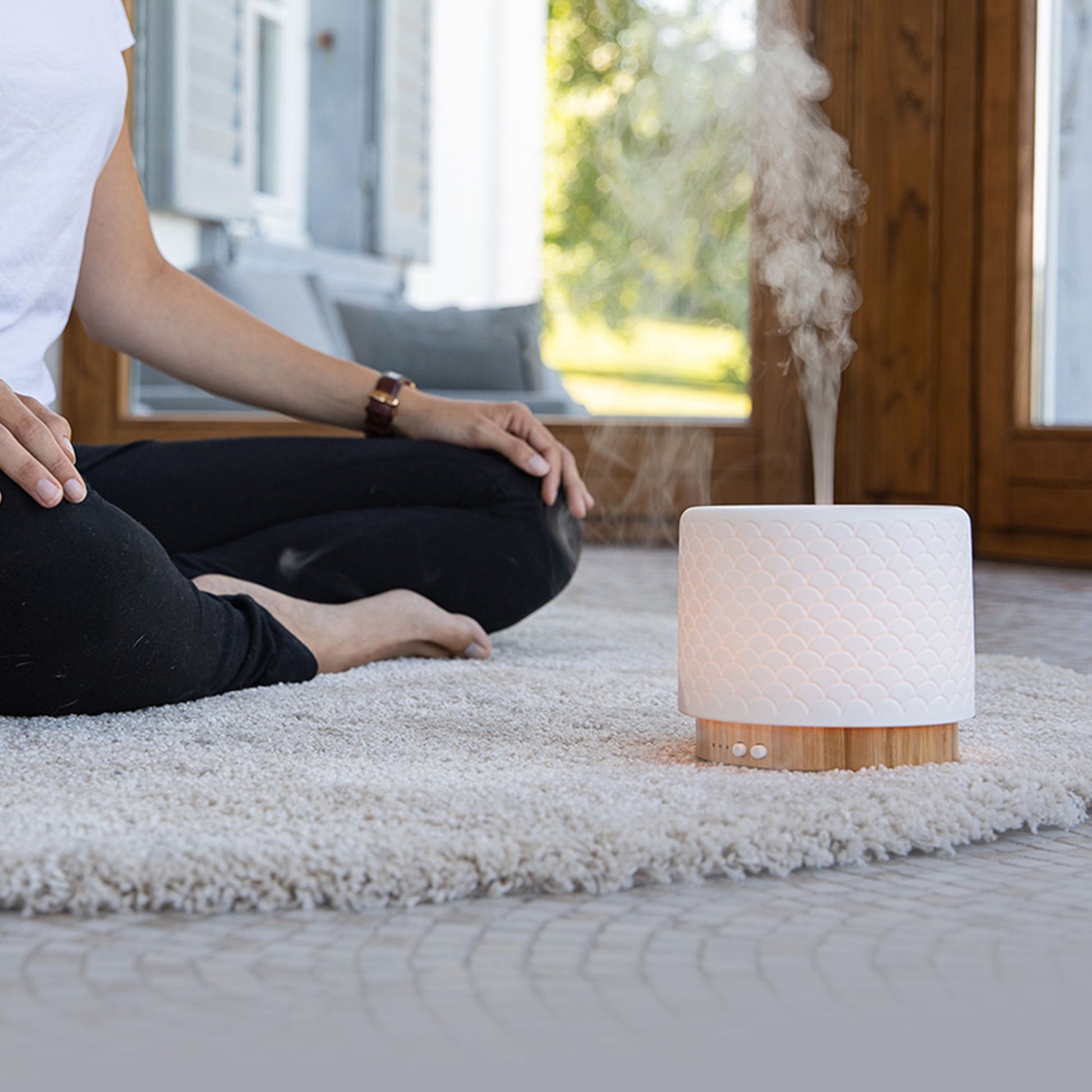 Lanaform Moya – Ultraljudsdiffuser med LED-belysning och doftspridning
