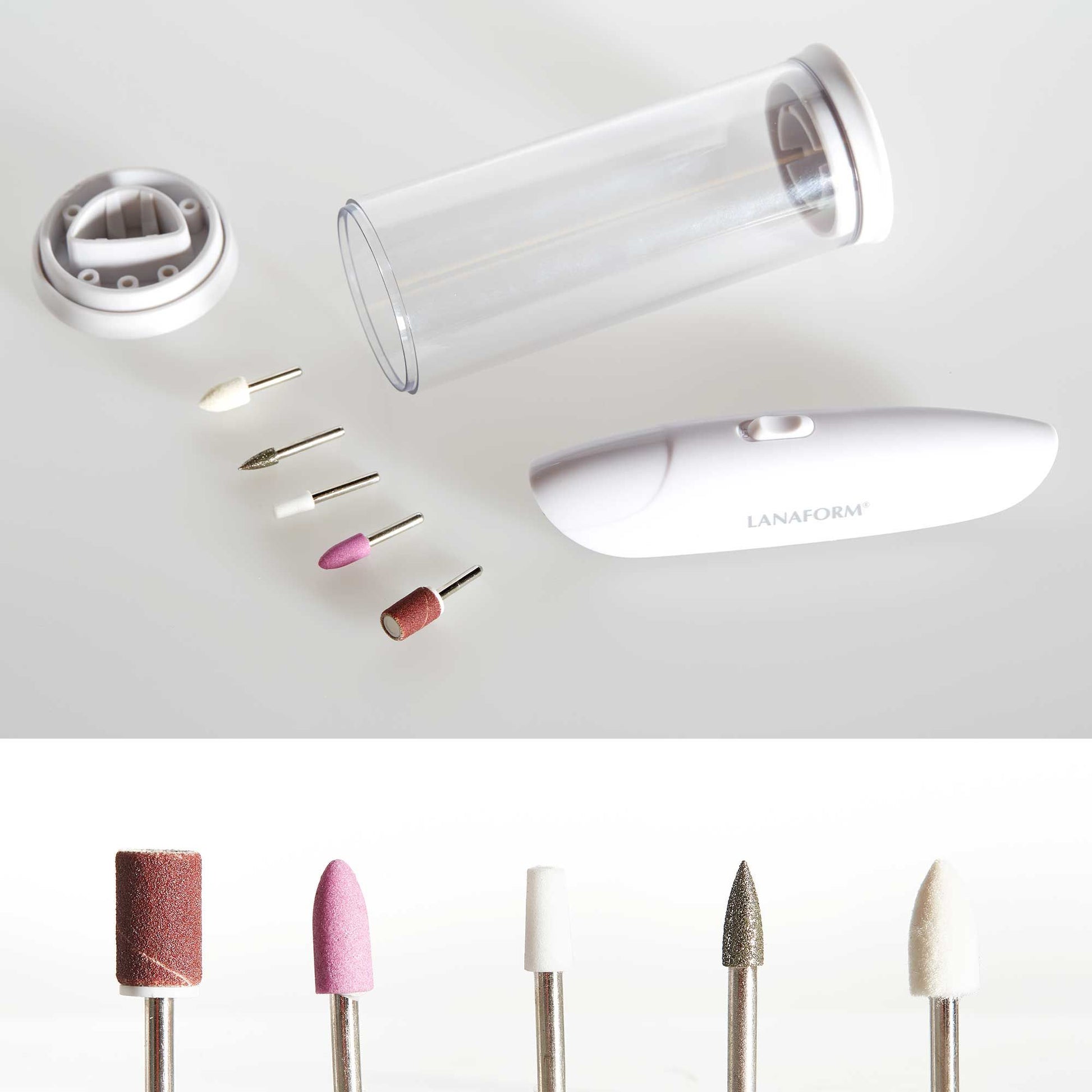 Lanaform My Nails – Manikyr- och pedikyrset med 10 tillbehör i elegant etui