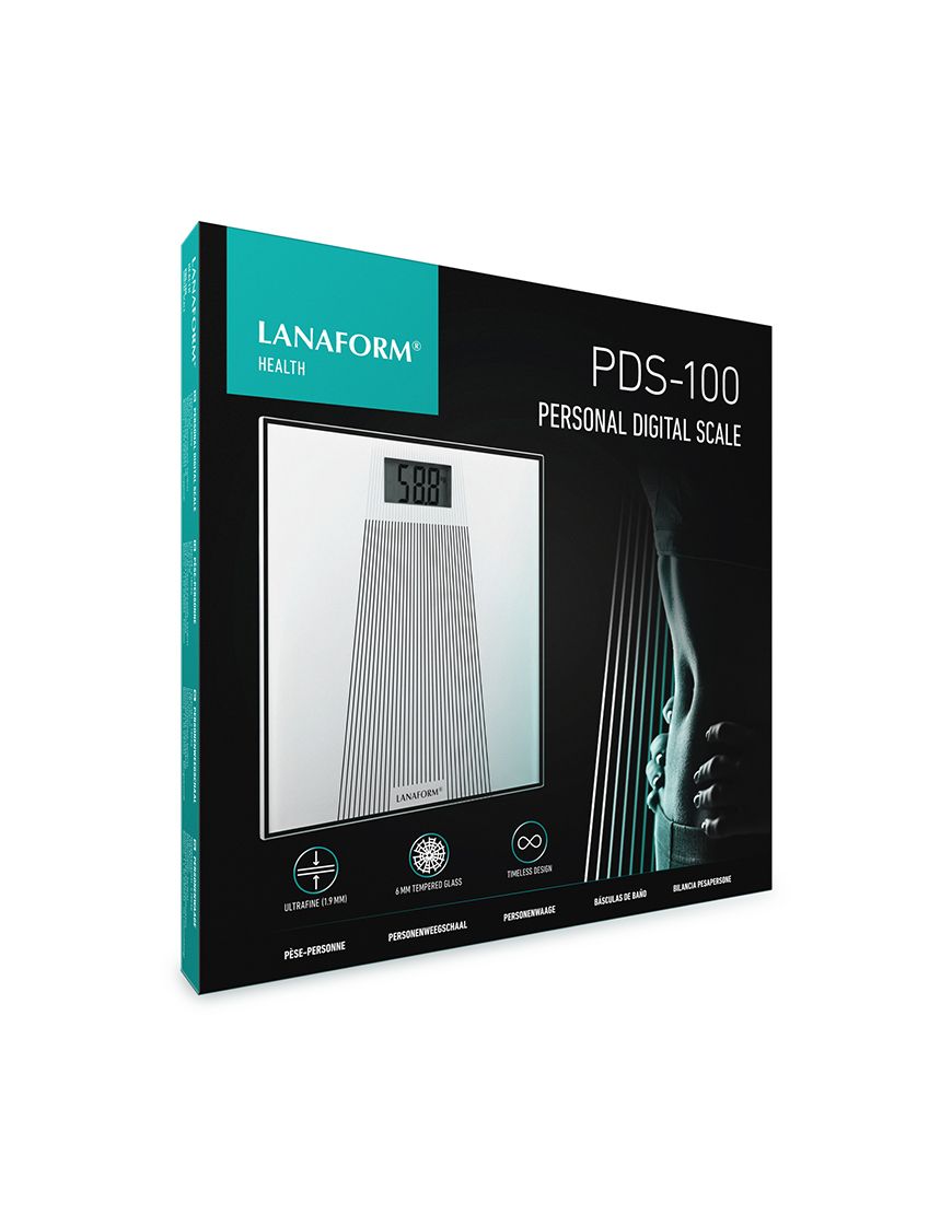 Lanaform PDS-100 – Digital personvåg med stilren design och hög noggrannhet