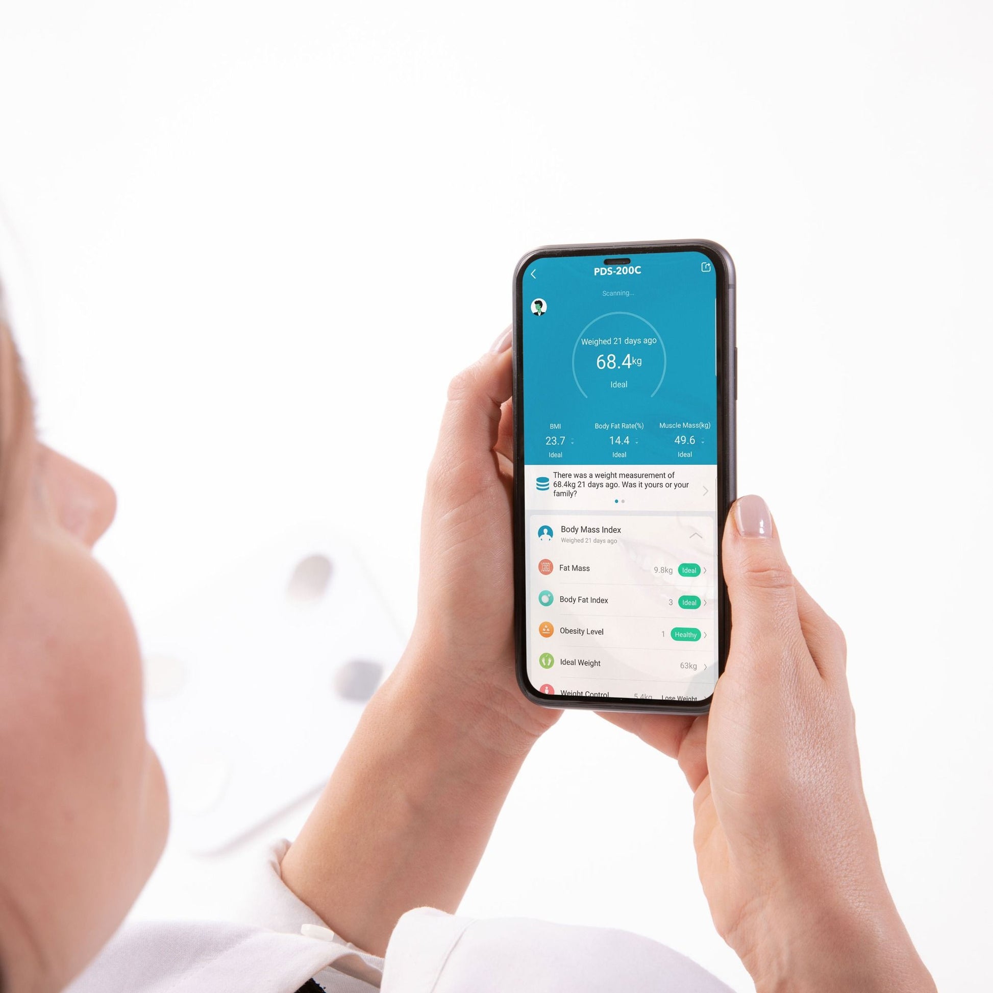 Lanaform PDS-200C – Smart personvåg med app, kroppssammansättning och Bluetooth