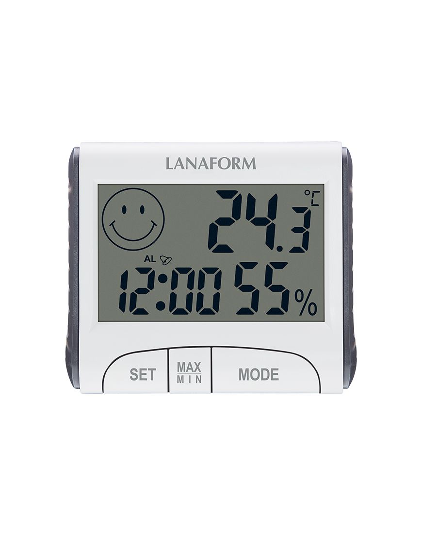 Lanaform Thermo-Hygrometer – Digital termometer och hygrometer för inomhusklimat