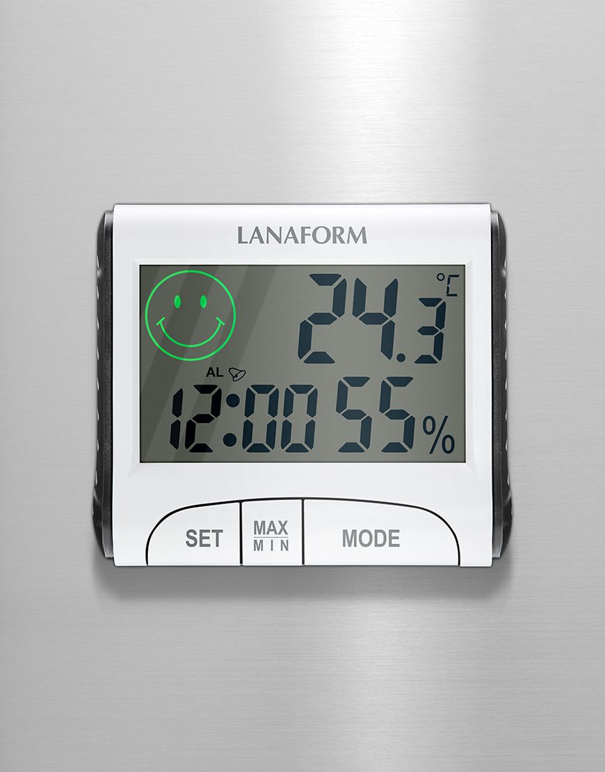 Lanaform Thermo-Hygrometer – Digital termometer och hygrometer för inomhusklimat