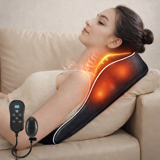 Djupgående nack- & ryggmassage med värme & tryckfunktion